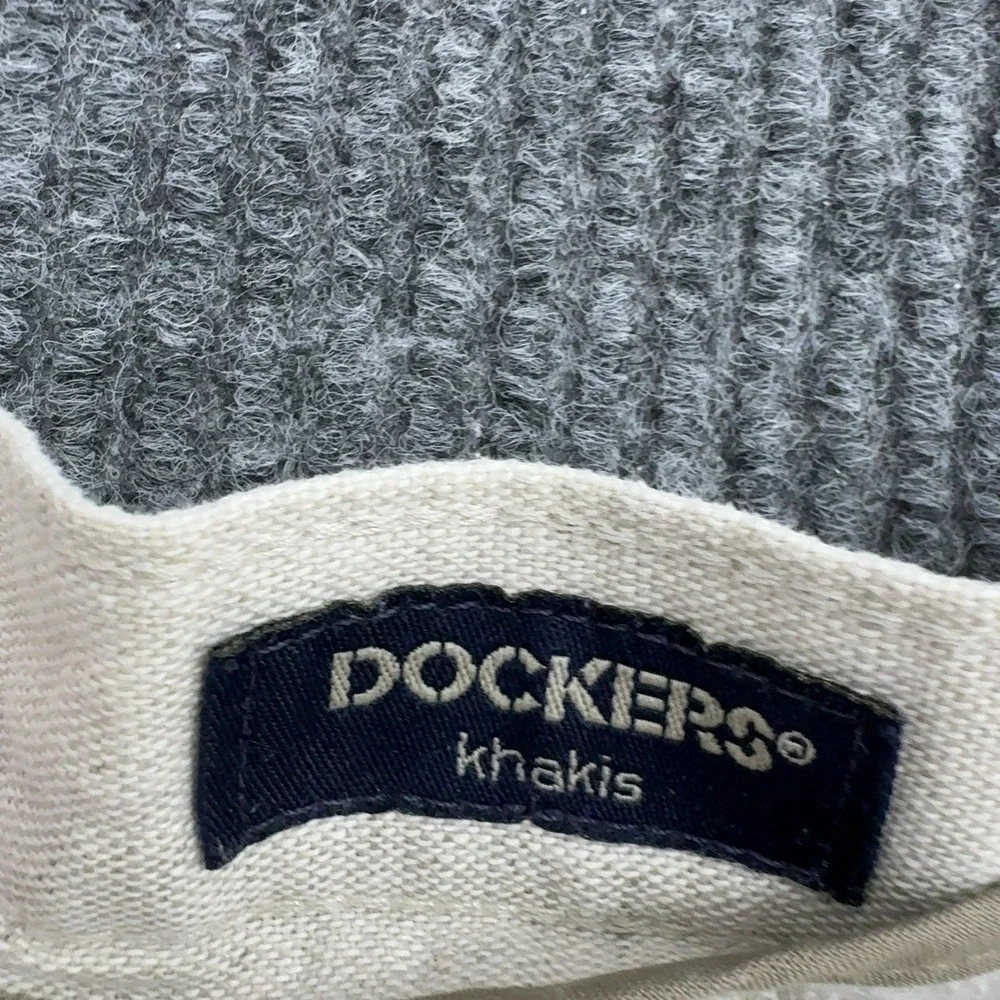 Dockers Shorts Mens 38 Beige Linen Cotton Pleated Casual Summer Classic Style